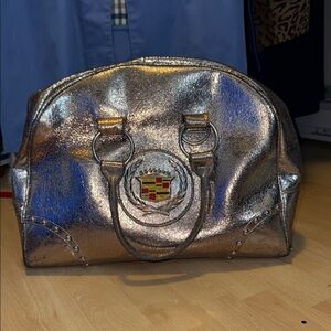Cadillac Giant Metallic Gold Handbag